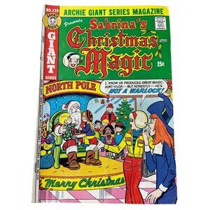 Archie Giant Series Magazine Sabrinas Christmas Magic #220 Comic 1973 Vintage